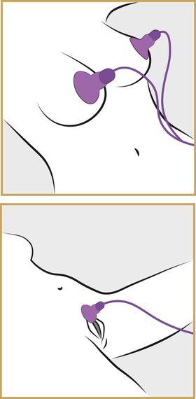 Жіночі помпи - Double Double Nipple and Clitoris Stimulators sexstyle | Зображення 2