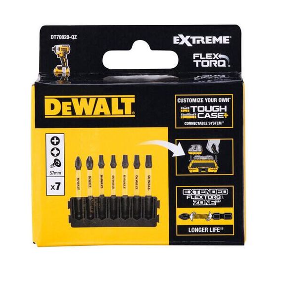 Касета з бітами FlexTorq 8шт DeWALT DT70820 | Зображення 1