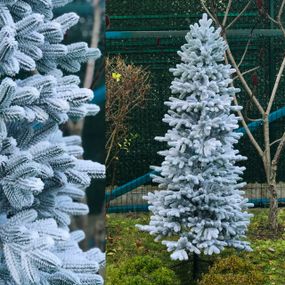 Ёлка литая Traditional Slim 220см заснеженная