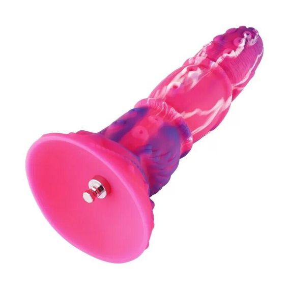 Фалоімітатор для секс-машин Hismith Tentacle Silicone Dildo Monster Series, KlicLok та присоска Sex Aura