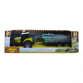 Уценка. Трактор "Farm Truck Set" подсветка, звук, прицеп нет звука