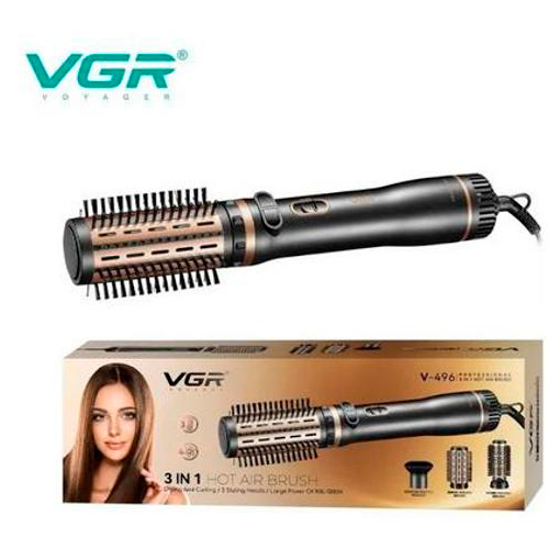 Фен стайлер для укладки и завивки волос VGR V-496 3 в 1, Professional, 1000 Вт | Зображення 3