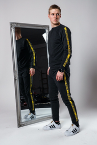 Костюм лампас ОФФ антрацит S XL