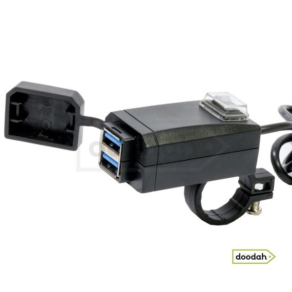 Мото USB зарядний пристрій на кермо / корпус - Zicai ZG-8001