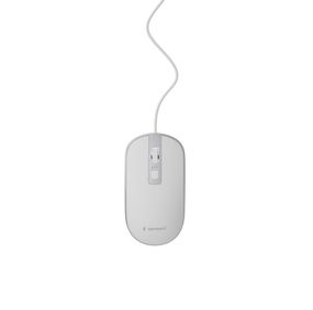 Оптична миша, MUS-4B-06-WS USB інтерфейс, бiло-сiра