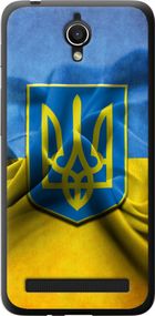 Чехол на Asus ZenFone Go ZC451TG Флаг и герб Украины 1 "375u-276-17620"