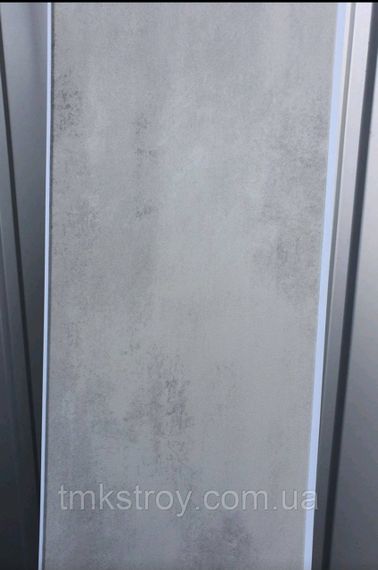 Пластиковая панель ламинированная Decomax (шелкография) 250*2700*8.Урбан серый | Зображення 1
