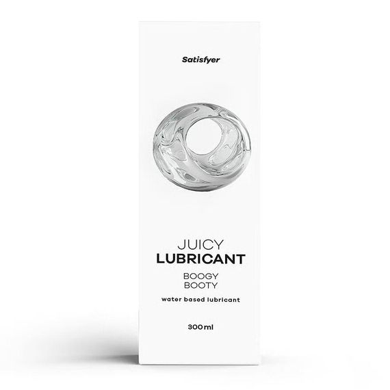 Анальне мастило на водній основі Satisfyer Juicy Lubricant Boogy Booty water based 300 мл Sex Aura