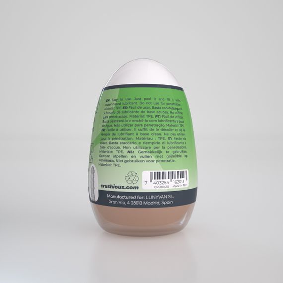 Мастурбатор-яйцо, вагина CRUSHIOUS EZY EGG THE Expert, реалистичный Sex Aura | Зображення 2