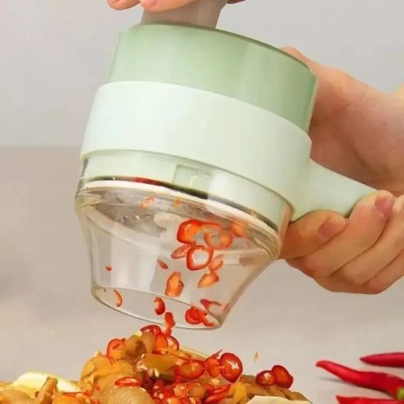 УЧЕНЕКА! вуличний подрібнювач для овочів 4в1 Food Chopper Універсальний подрібнювач (надасть корпус 3050) | Зображення 8