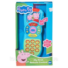 Развивающая игрушка "Мой первый пульт" Peppa Pig 1500025, 3 мелодии, 2 звука