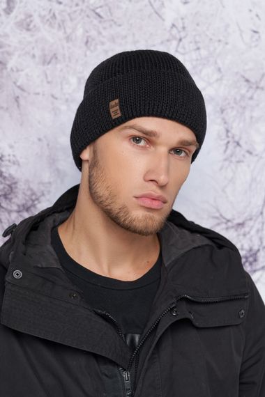 Мужская шапка «Вернер» черный