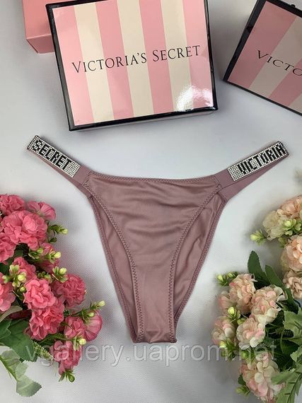 Трусики жіночі Victoria's Secret Brazilian SHINE VERY SEXY Стрази Вікторія Сікрет Бразилиан