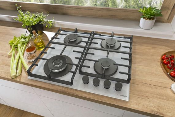 Варочная поверхность Gorenje газ на стекле GTW642SYW | Зображення 1