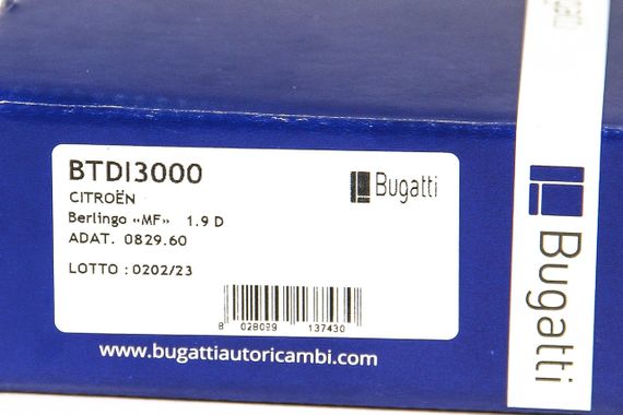 Ролик натяжний ременя ГРМ Ducato/Boxer 2.0/2.2 HDi 01-06 (метал), BUGATTI (BTDI3000) | Зображення 2