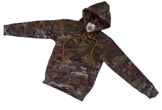 Худі дитяча флісова ARMY KIDS камуфляж Мультикам | Зображення 1