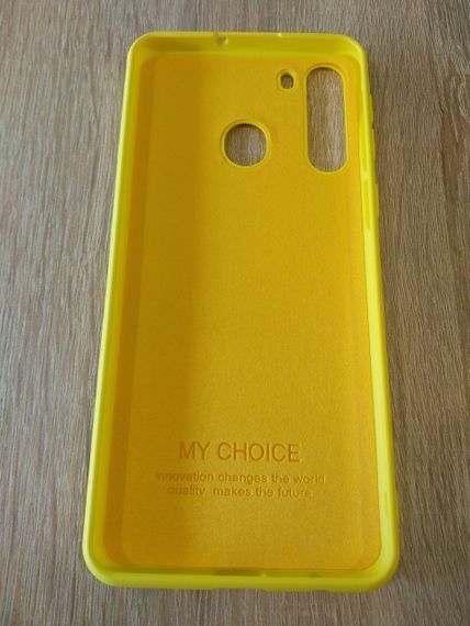 Чохол Silicone Cover Case для Samsung A21/A215 yellow | Зображення 1