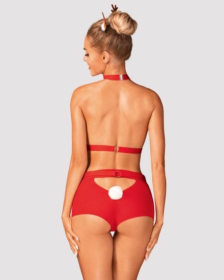 Різдвяний костюм Obsessive Ms Reindy Червоний XS/S | Зображення 1