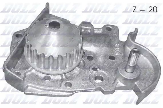 Помпа, водяной насос DACIA LOGAN, RENAULT SANDERO/STEPWAY, DOLZ (R135) | Зображення 2
