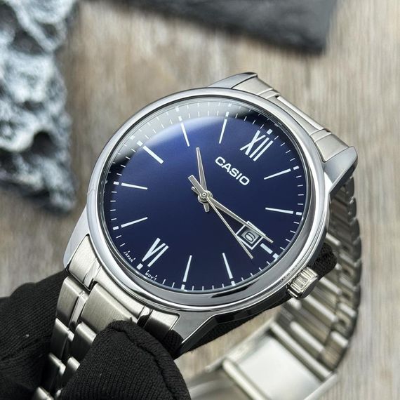 Чоловічий годинник Casio MTP-V002D-2B3 | Зображення 3