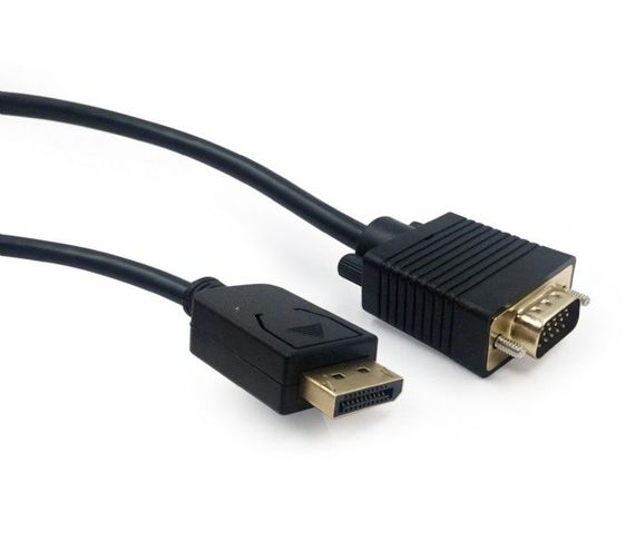 Перетворювач цифрового DisplayPort сигналу в VGA відео 1.8 m Cablexpert CCP-DPM-VGAM-6 | Зображення 1