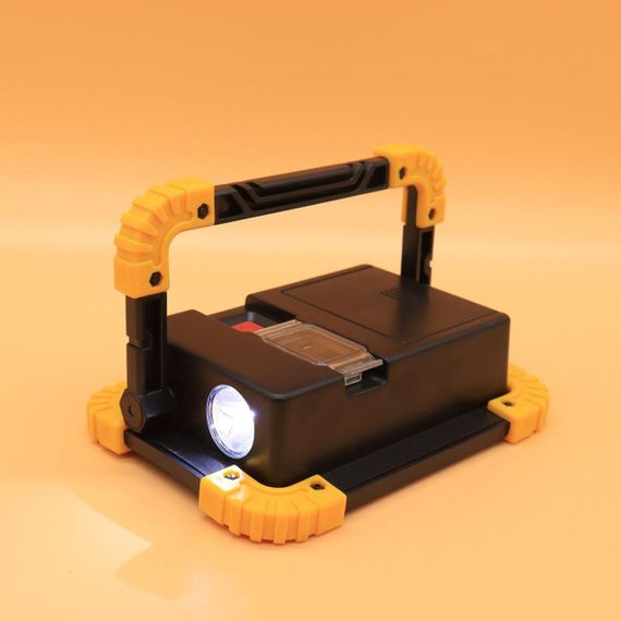 Светодиодный прожектор-фонарь с повербанком, 20Вт, LL-802 / Аккумуляторный фонарь с USB / Переносной | Зображення 7