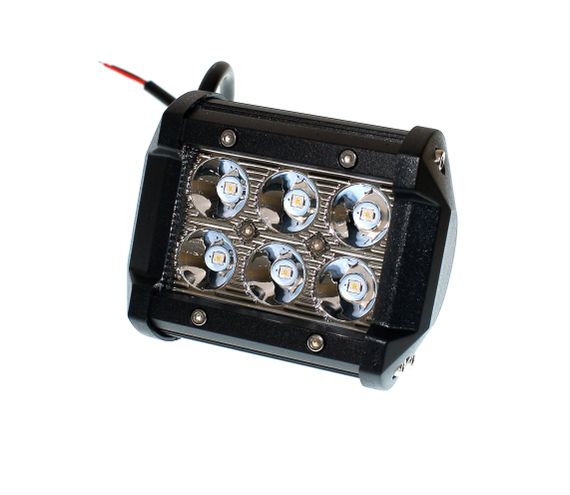 Светодиодная фара AllLight C-18W 6chip OSRAM 3535 spot 9-30V нижний крепеж | Зображення 1