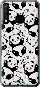 Чохол на Tecno Camon 12 CC7 Панди "4318u-2432-2448"