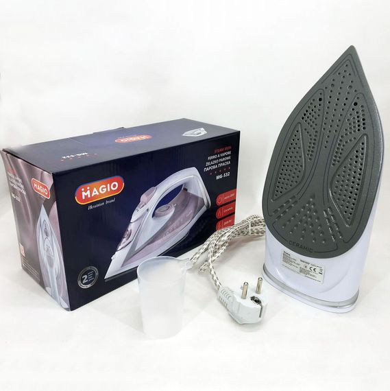 Праска MAGIO MG-532, праска електрична парова, парова праска відпарювач, професійна парова праска | Зображення 9