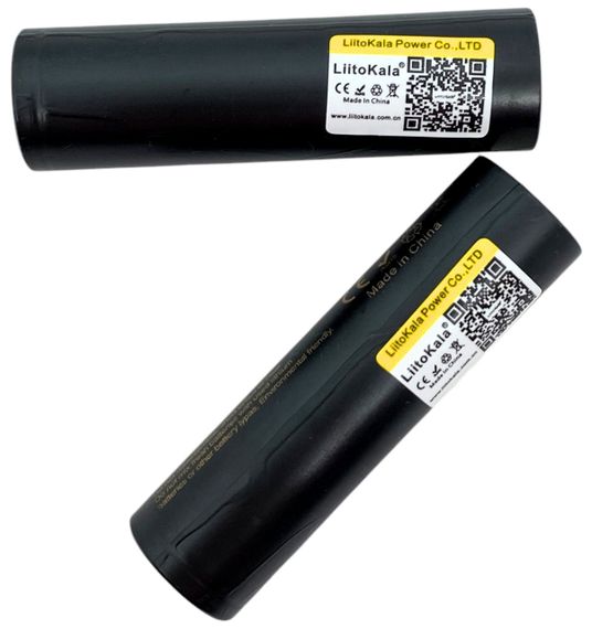 Акумулятор 2600 mAh чесна реальна ємність комплект 2 штуки 18650 3.7 V батарея літій-іонна Li-Ion | Зображення 3