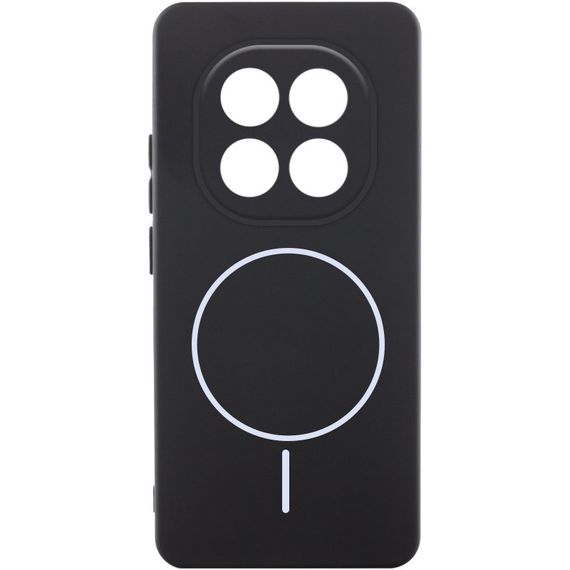 Чехол Silicone Cover Lakshmi Full Camera (AA) with Magnetic Fit для Xiaomi Redmi Note 15 4G/5G (EU) Черный / Black