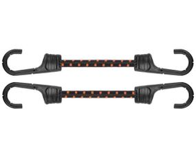 Шнур еластичний гумовий Bradas PVC BUNGEE CORD HOOK 100 см х 2 шт BCH2-08100BC-B