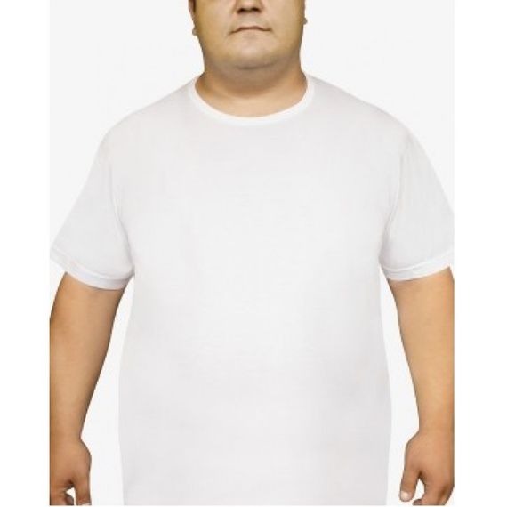 Чоловіча футболка Oztas A-1037 супер батал Чорний