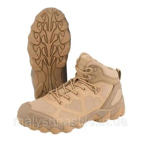 Ботинки тактические легкие Mil-Tec Chimera Mid Dark Coyote