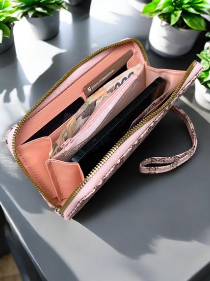 Жіночий клатч гаманець Primolux Fashion Wallet портмоне - Pink | Зображення 6