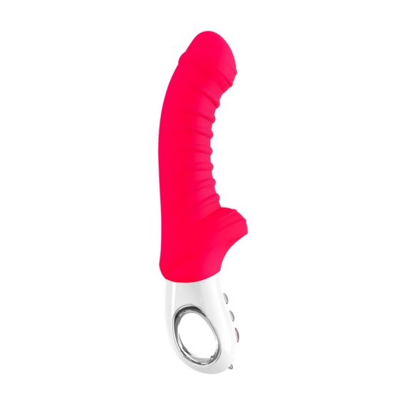 Вибратор для точки G Fun Factory TIGER india red, ребристый, подходит для анальной стимуляции | Зображення 3
