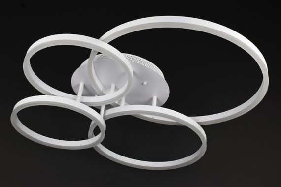 Люстра світлодіодна стельова LED світильник для квартири на стелю лед з пультом 27779 Білий 13х75х81 см.