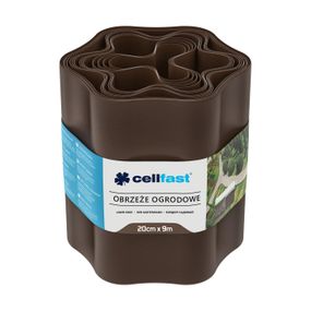 Газонний бордюр Cellfast 20 см x 9 м коричневий 30-013H