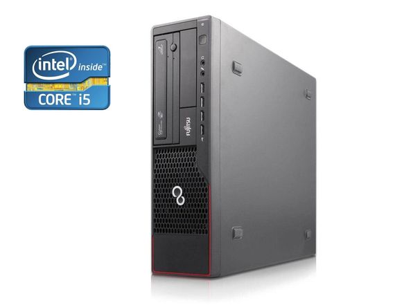 ПК Fujitsu Esprimo E700 E85+ SFF / Intel Core i5-2400 (4 ядра по 3.1 - 3.4 GHz) / 8 GB DDR3 / 500 GB HDD / Intel HD Graphics 2000 / DVD-ROM б/в + Подарунок Флеш-накопичувач USB 64 GB | Зображення 1