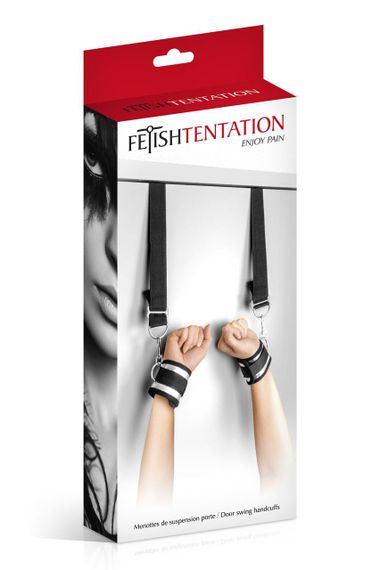Фіксатор для рук на дверях Fetish Tentation Door swing handcuffs Sex Aura | Зображення 2
