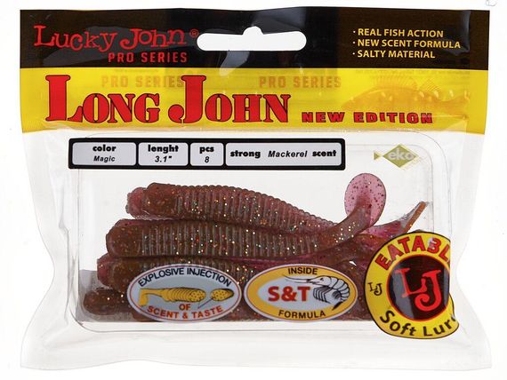 Виброхвост 3,1" LJ Лаки Джон Long John 118-S14 | Зображення 1