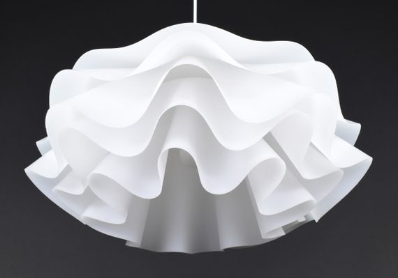 Люстра підвісна на 1 лампочку 27949 Білий 30-140х50х50 см. | Зображення 6