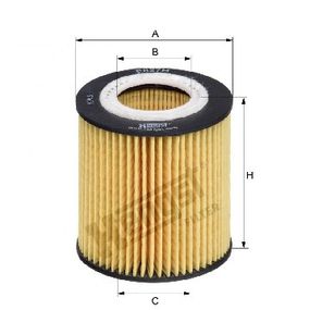 Фильтр масляный Ford Ranger 2.2/3.2 TDCi 11-, Hengst, E827H D270,