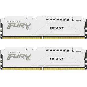 Модуль пам&#039;яті для комп&#039;ютера DDR5 64GB (2x32GB) 5600 MHz Beast White EXPO Kingston Fury (ex.HyperX) (KF556C36BWEK2-64)