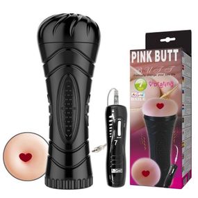Мастурбатор анус з вібрацією-Pink Butt vibration, BM-00900T27Z-1 Sex Aura