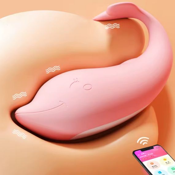 Вагинальный массажёр "Dolphin princess", 10 режимов вибрации, цвет розовый Sex Aura | Зображення 2