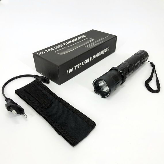 Світлодіодний ліхтарик з відлякувачем Police BL-1101 ЗУ 220В + чохол, ліхтар ручний тактичний | Зображення 7