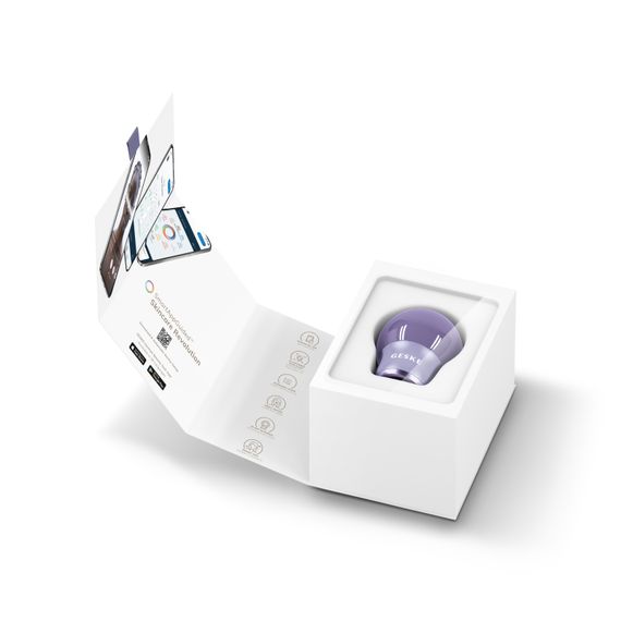 Масажер для обличчя і тіла GESKE Cool&Warm Face and Body Massager 7в1 starlight, Фіолетовий | Зображення 8