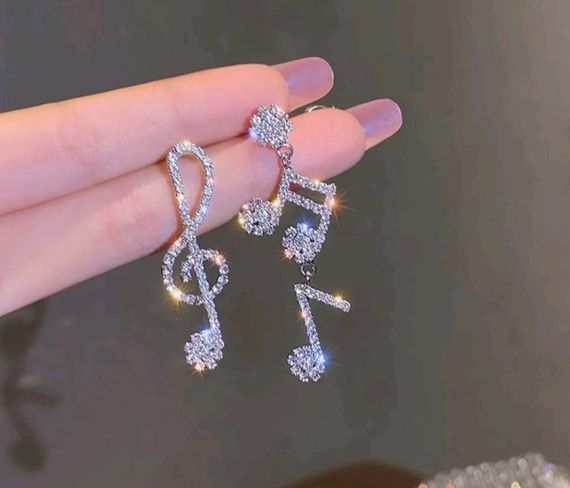 Сережки -гвоздики Скрипковий ключ | Зображення 2