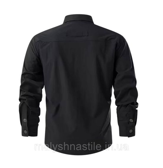 Літня чоловіча сорочка Outdoor Lite, Black (чорний) | Зображення 1